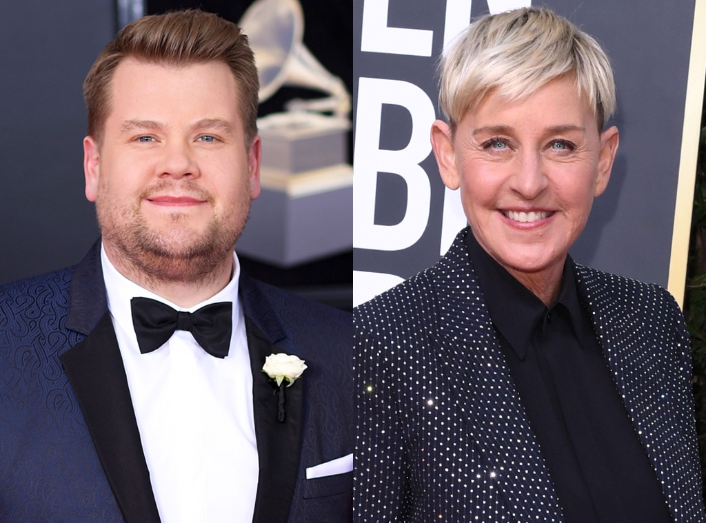 James Corden, Ellen Degeneres