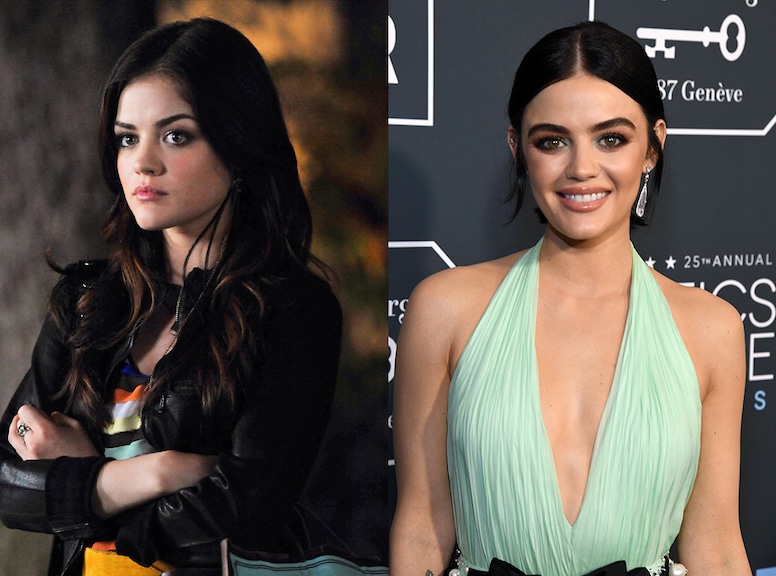 Lucy Hale, Pretty Little Liars, Then/Now