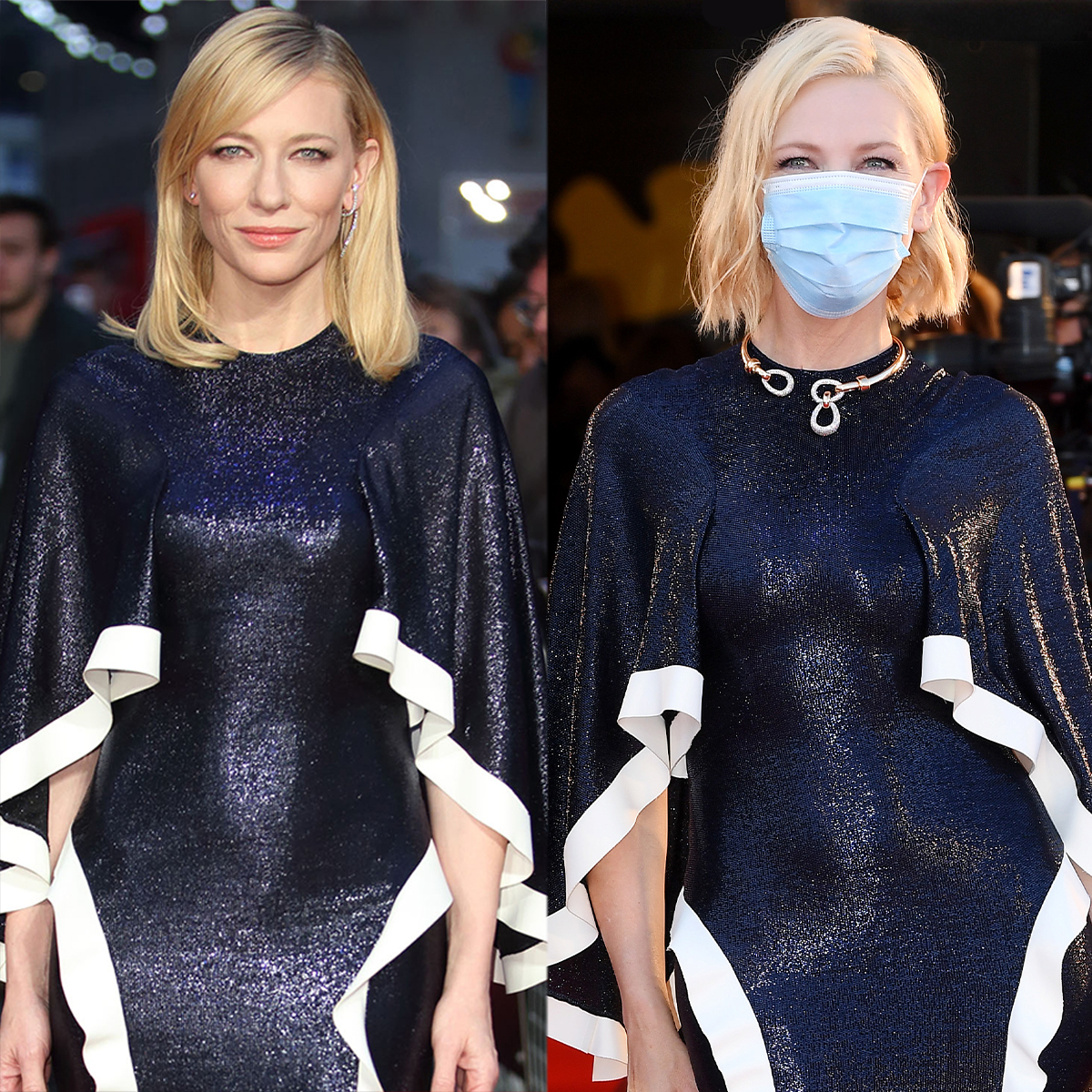 She can wear anything! Cate Blanchett dons unusual dress to Blue