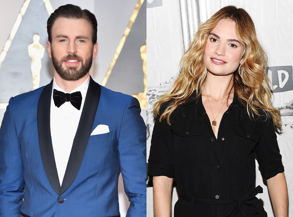 Chris Evans, Lily James