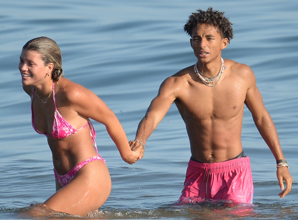 Sofia Richie, Jaden Smith, Beach PDA