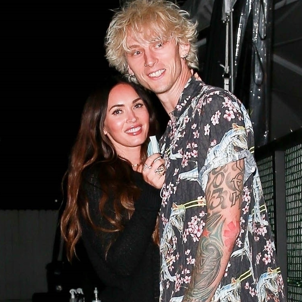 Machine Gun Kelly joined by girlfriend Megan Fox for tattoo session  Metro  News