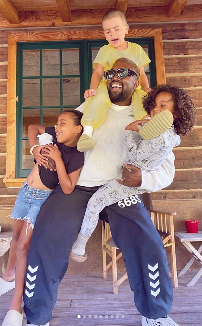 Kanye West, North West, Saint West, Reign Disick, Instagram