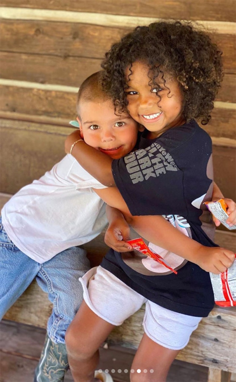 Kanye West, North West, Saint West, Reign Disick, Instagram