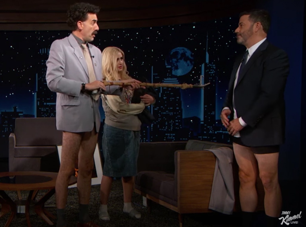 Jimmy Kimmel, Borat, Sacha Baron Cohen