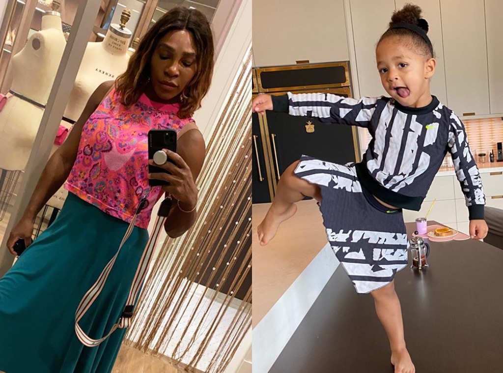 Serena Williams Signs Daughter Up For Tennis Lessons See The Cute Pic E Online