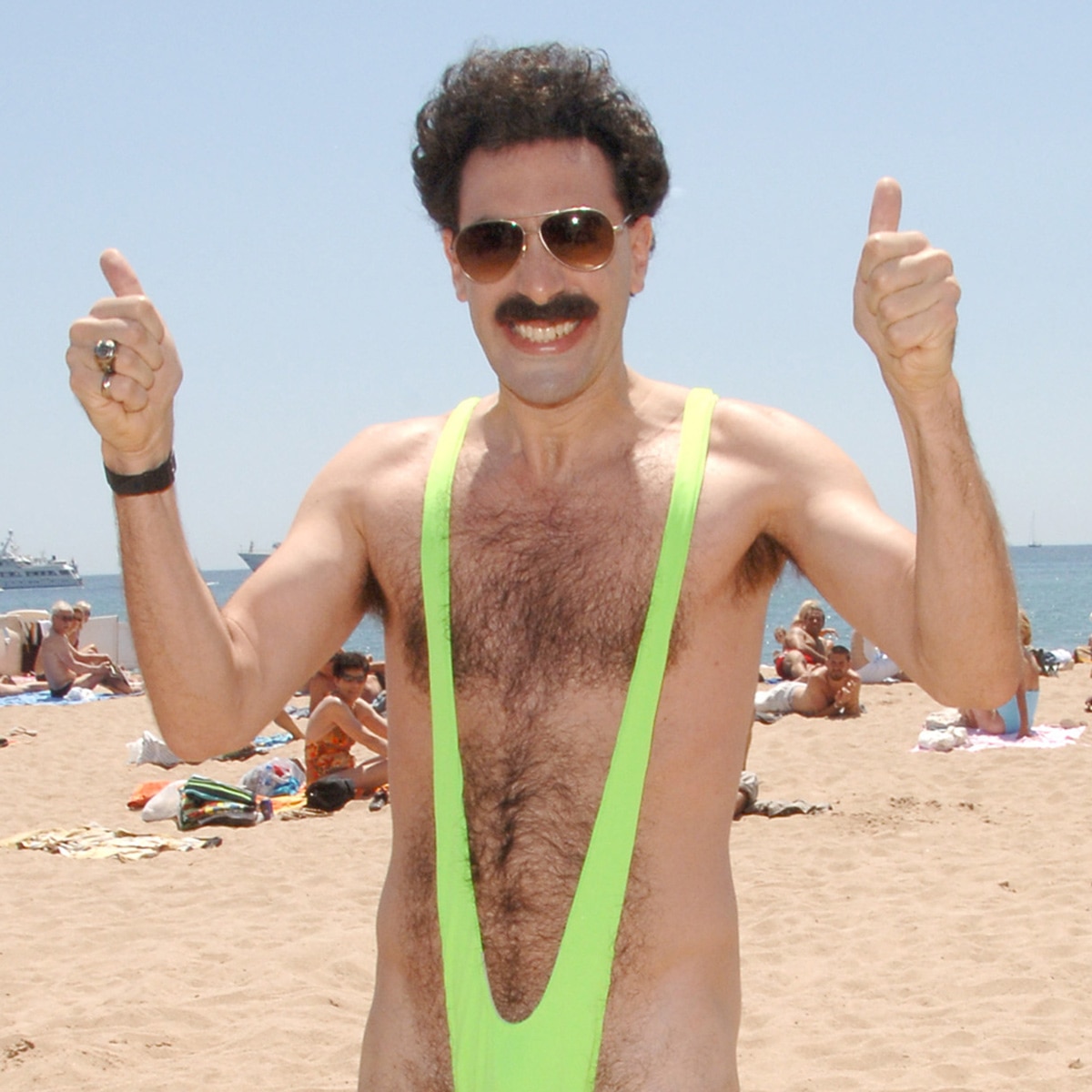 borat yellow swimsuit