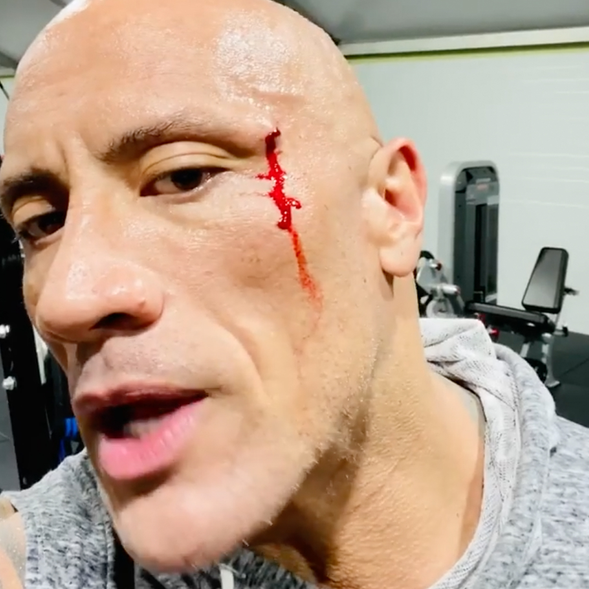 Dwayne “The Rock” Johnson Tasted His Blood After a Workout Injury