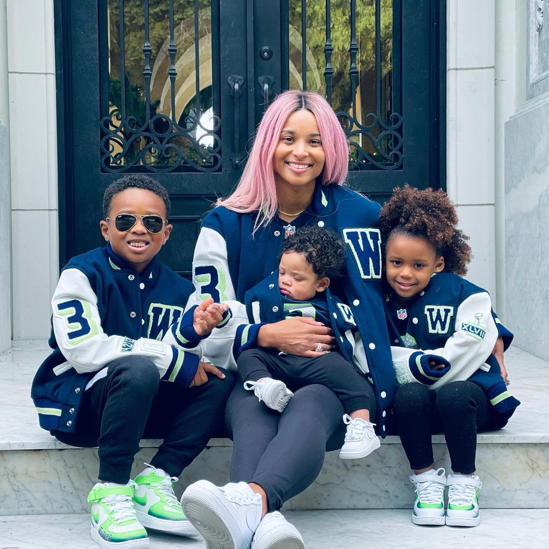 Ciara Dresses Son in Football Uniform Ahead of Russell Wilson's Game
