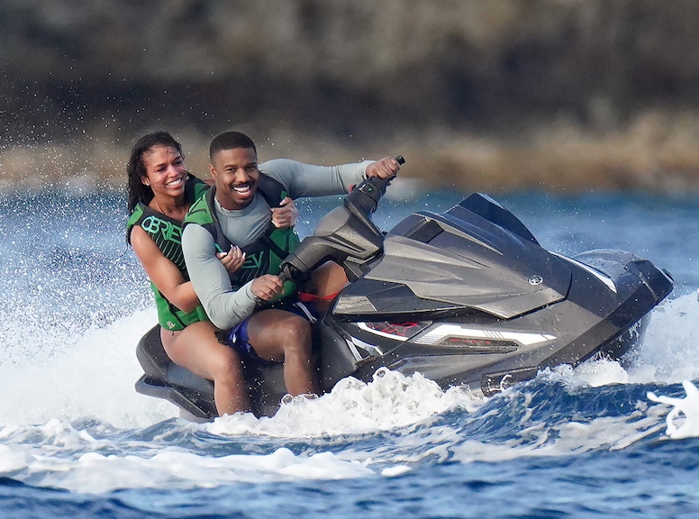 Michael B. Jordan, Lori Harvey, St. Barths