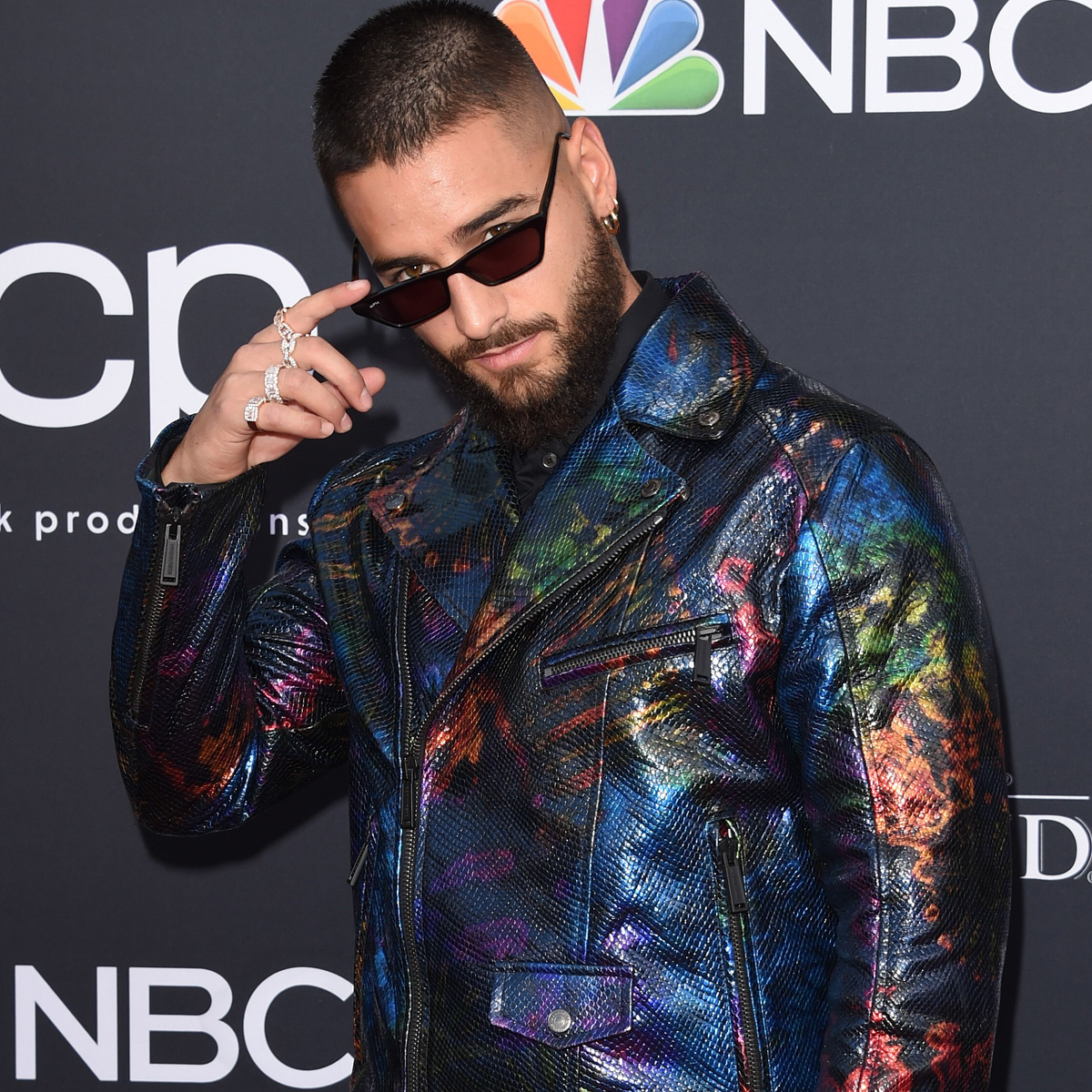 Maluma Attending Givenchy Photocall During Givenchy Editorial Stock Photo -  Stock Image
