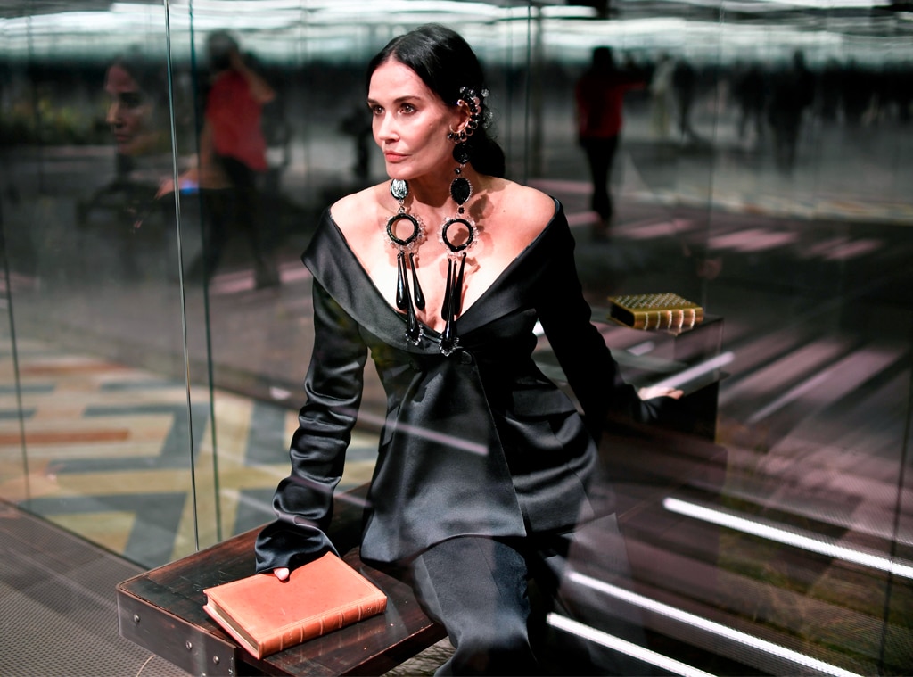 demi moore fendi runway