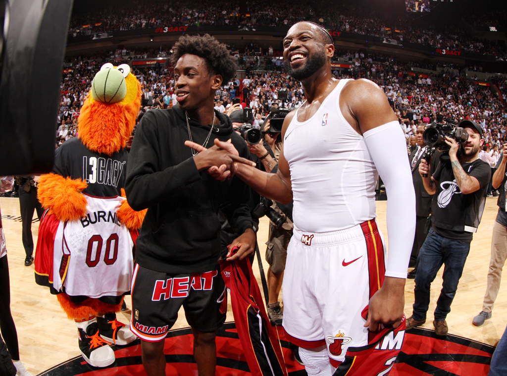 Dwyane Wade, Zaire Wade, Athletes and Sports Star Kids 