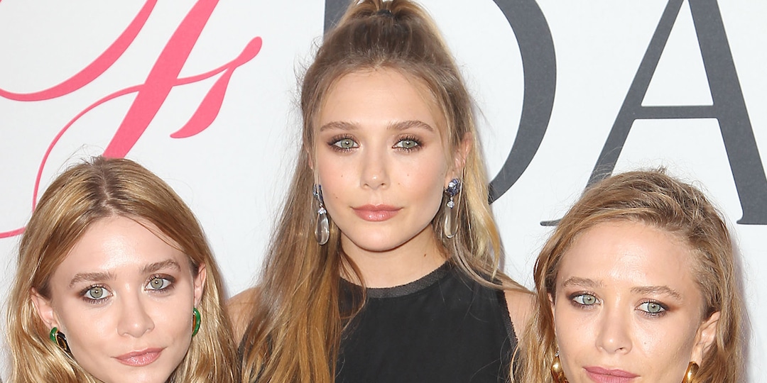 Watch Elizabeth Olsen React To Wandavision Olsen Twin Theory E Online Watch Elizabeth Olsen React To Wandavision Olsen Twin Theory E Online