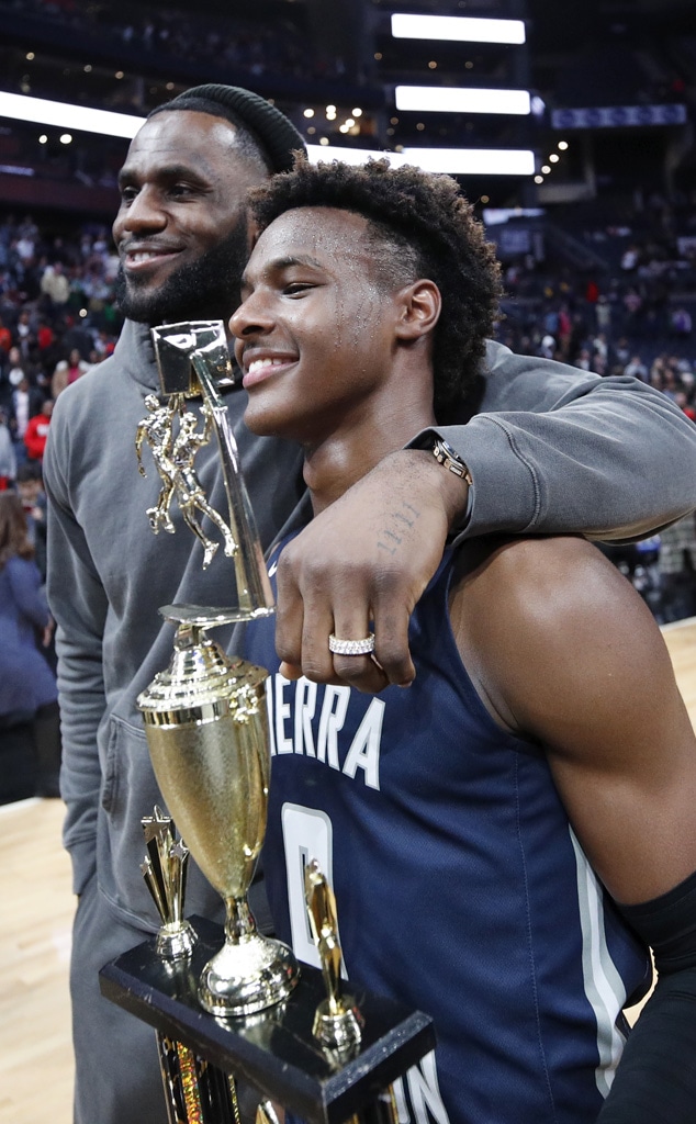 Lebron James, Lebron James Jr., Athletes and Sports Star Kids