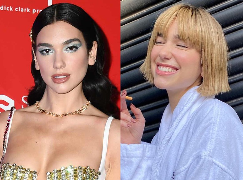 Dua Lipa, Hair Transformations