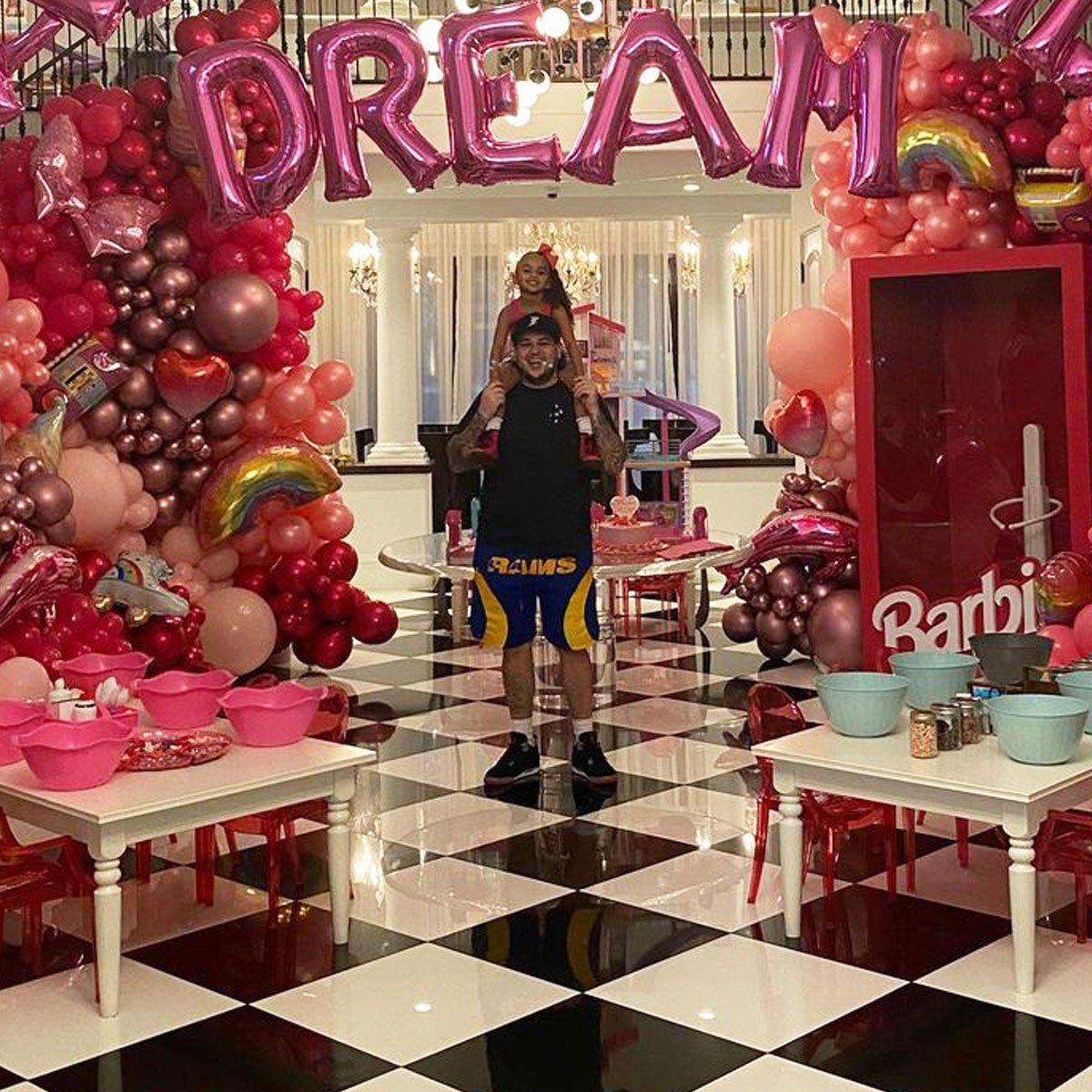 Go Inside Rob Kardashian's Barbie Birthday Party for Dream Kardashian