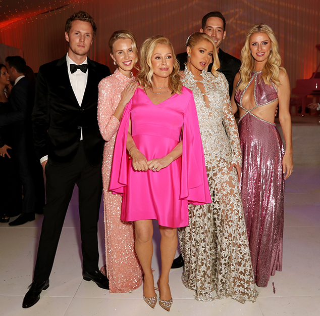 See Paris Hilton's wedding dress and three reception looks