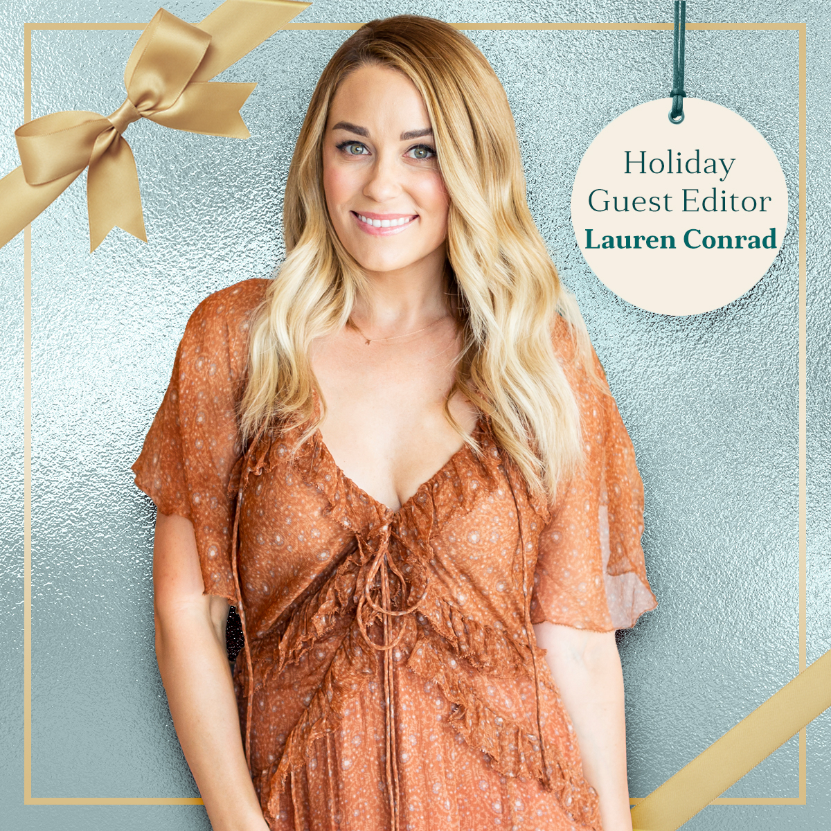 Lauren Conrad dazzles in new Christmas campaign for Kohl's