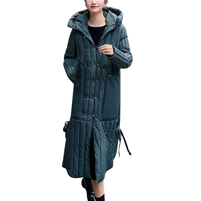 Glossy Long Puffer Coat - Women - Ready-to-Wear