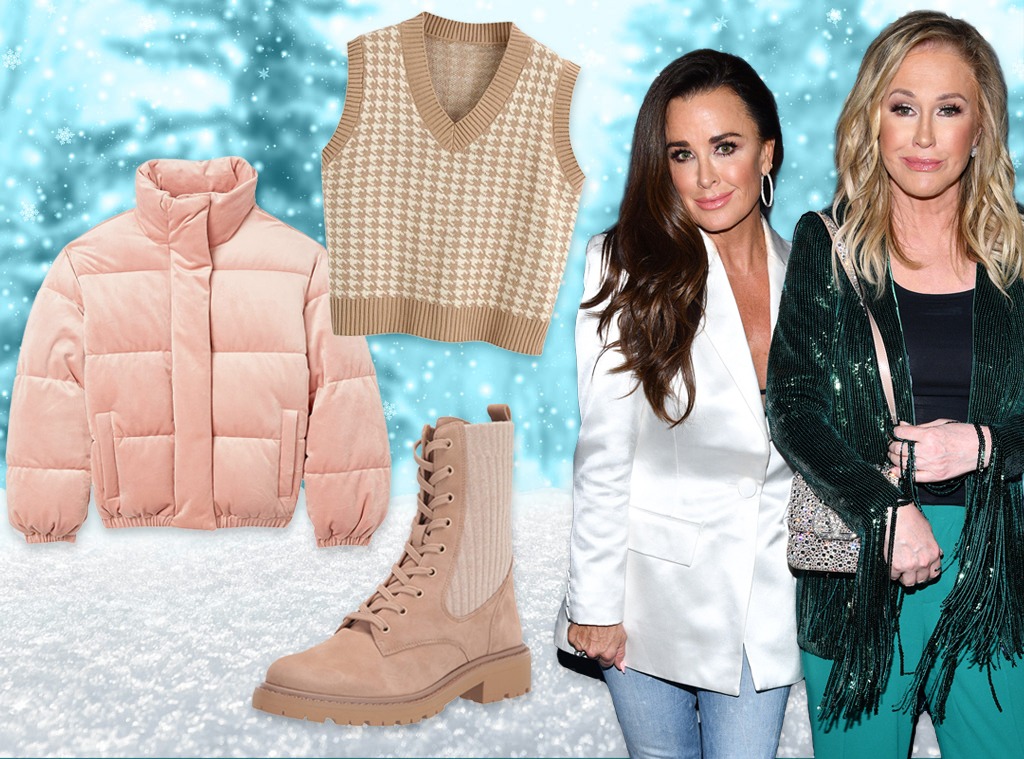 E-Comm: Kyle Richards and Kathy Hilton Holiday Fashion Guide