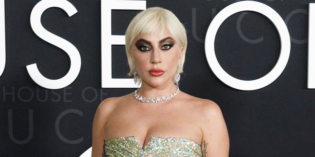 Lady Gaga Stuns in Sequins—and a Beautiful Bob—at House of Gucci Premiere - E! Online.jpg
