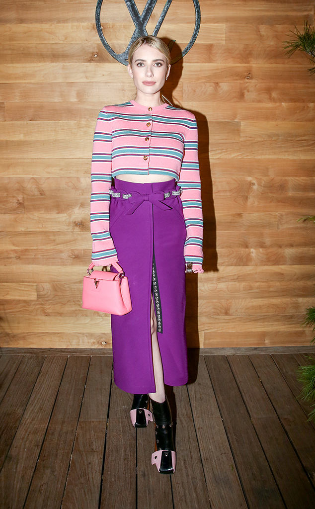 Emma Roberts & More Stars Showcase Chic Styles at Louis Vuitton Event
