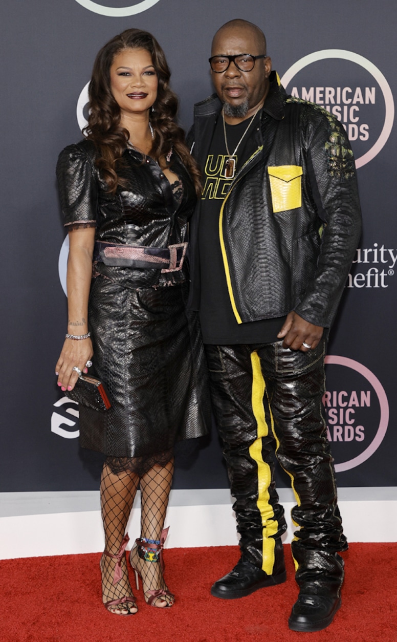 Alicia Etheredge, Bobby Brown, 2021 American Music Awards, Arrivals