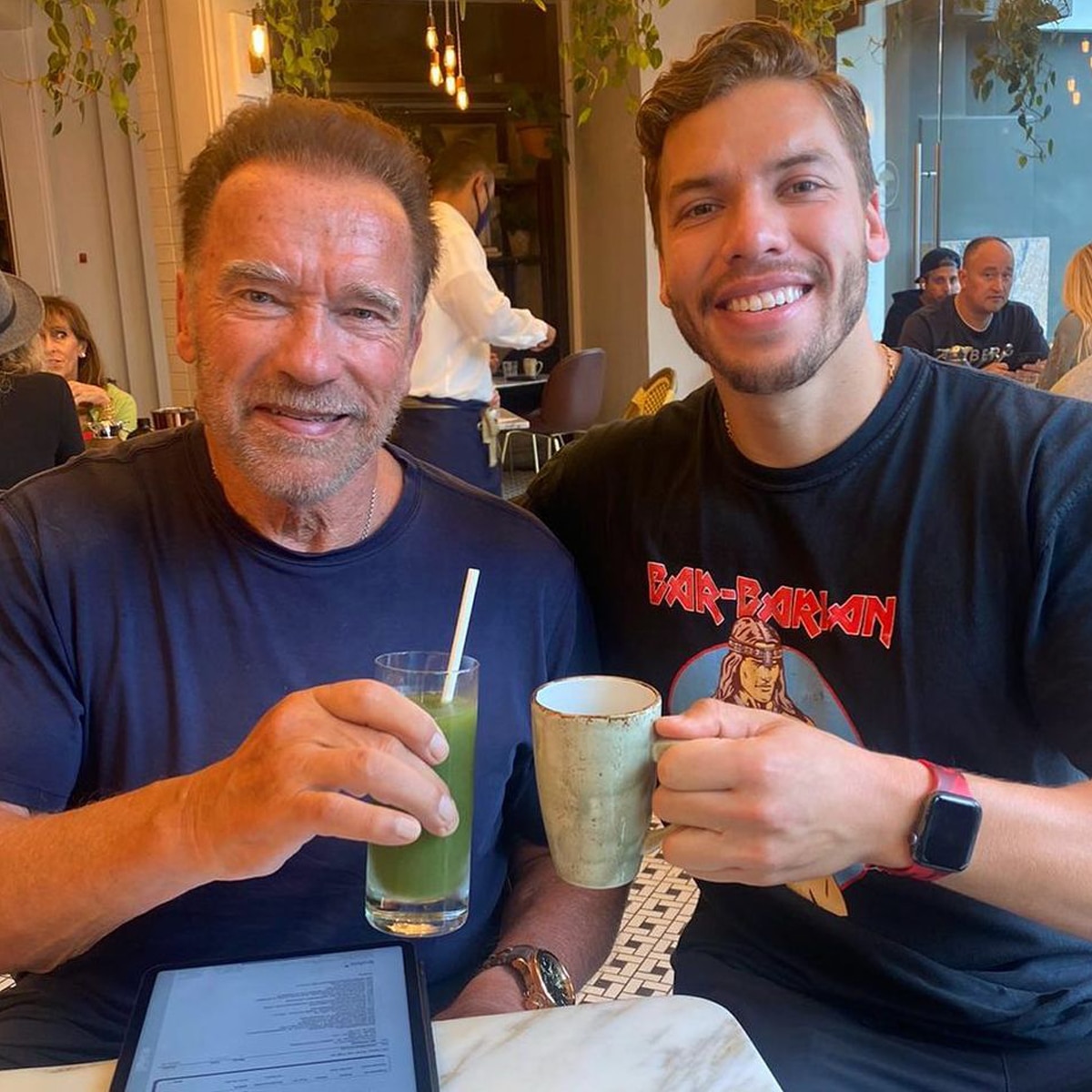 Joseph Baena Discusses His Relationship With Dad Arnold Schwarzenegger image