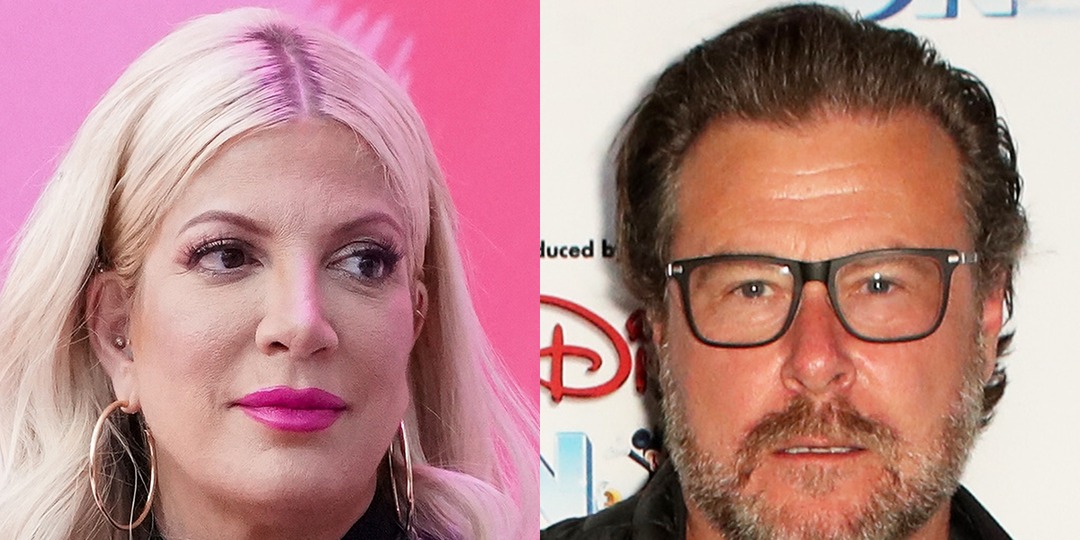 Watch Tori Spelling Dodge Question About What She’s Giving Dean McDermott For Christmas – E! Online