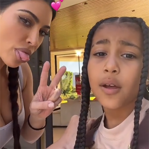 Kim K. & North Deliver Sweet Thanksgiving Treat: A New TikTok Channel