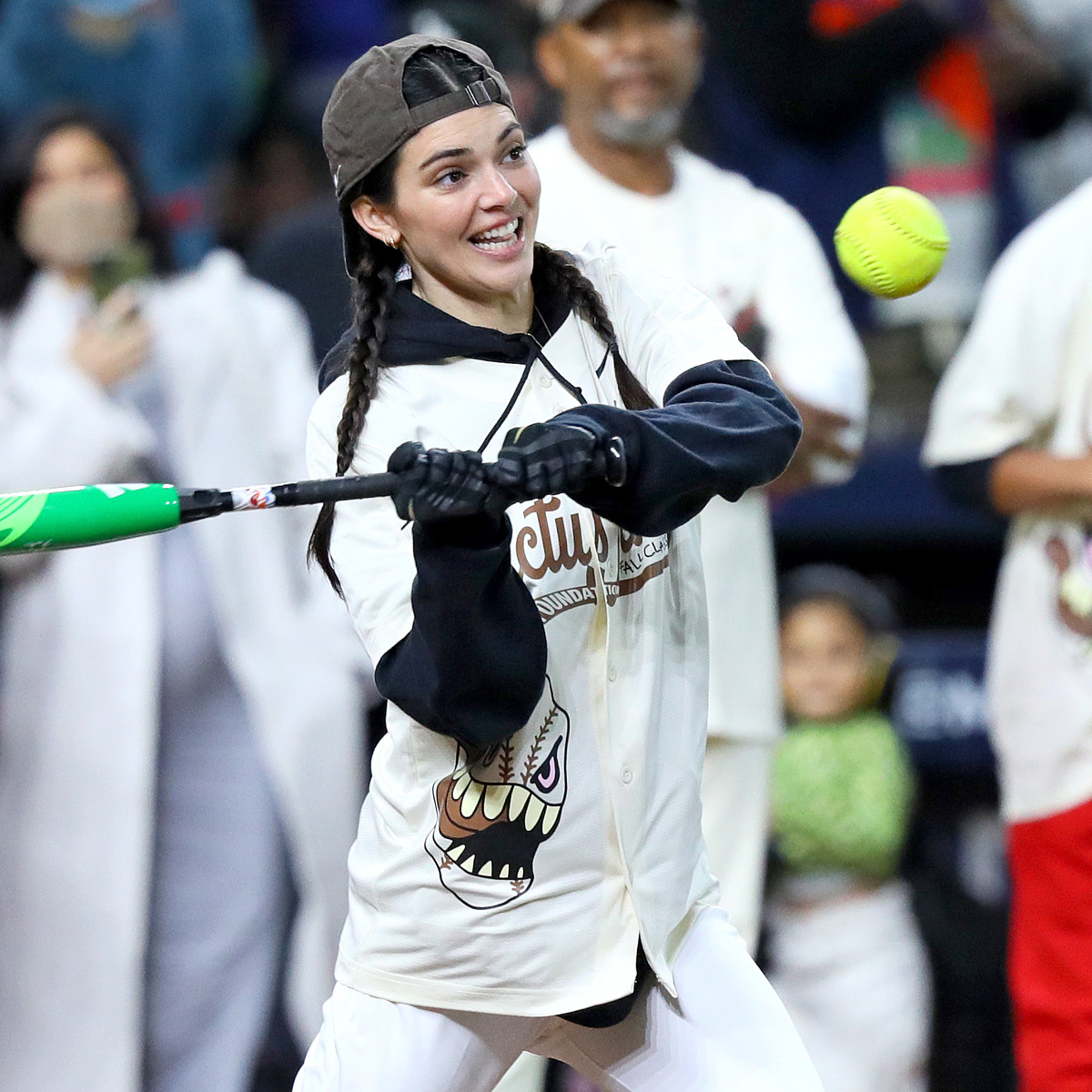 Kendall Jenner changes her heels for cleats at Travis Scott's charity  softball game