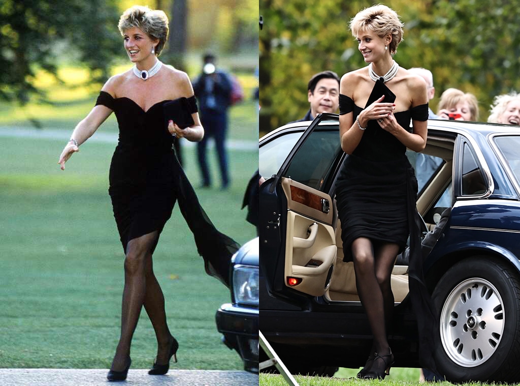 Dare Peru Watt Elizabeth Debicki Recreates Princess Diana's "Revenge Dress" Look - E!  Online