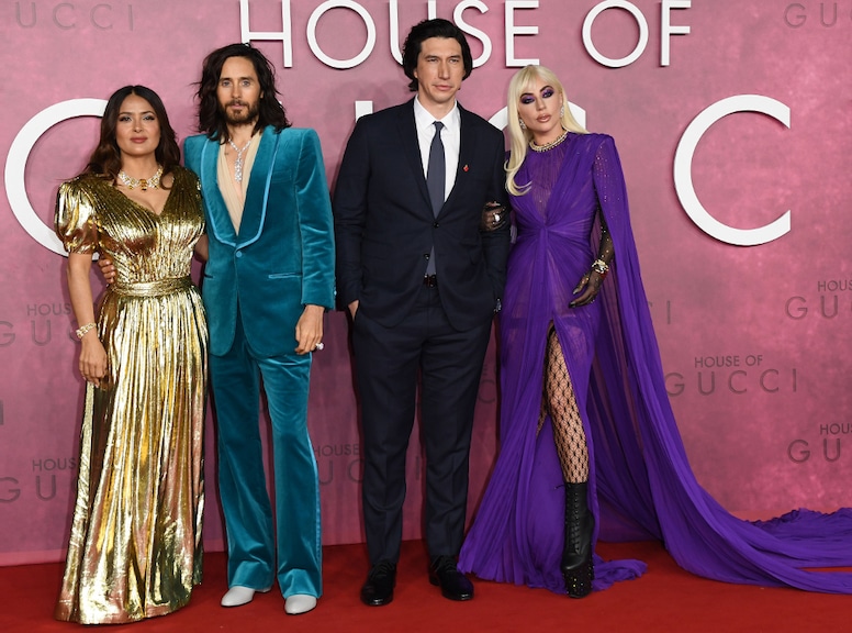 Salma Hayek, Jared Leto, Adam Driver, Lady GagaHouse of Gucci London Premiere