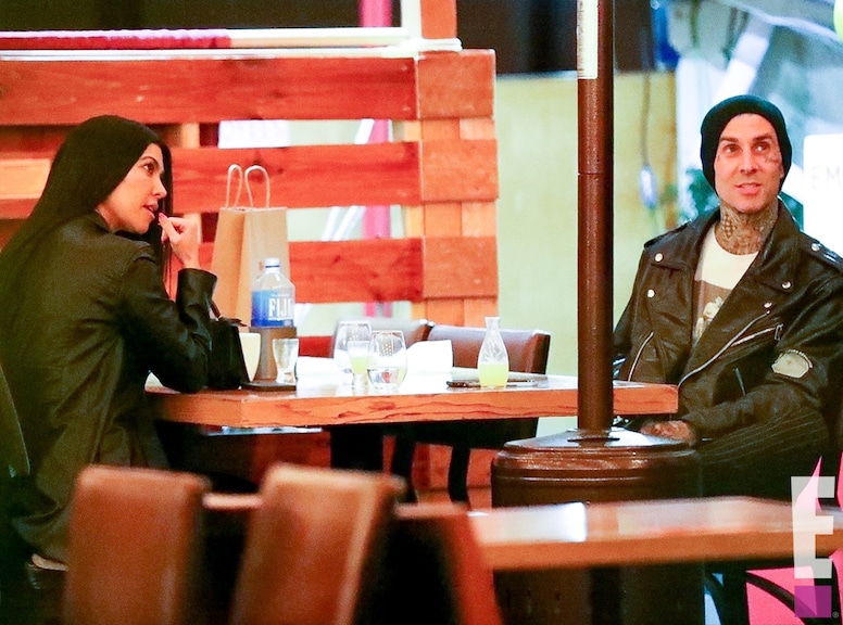 Kourtney Kardashian, Travis Barker, Exclusive