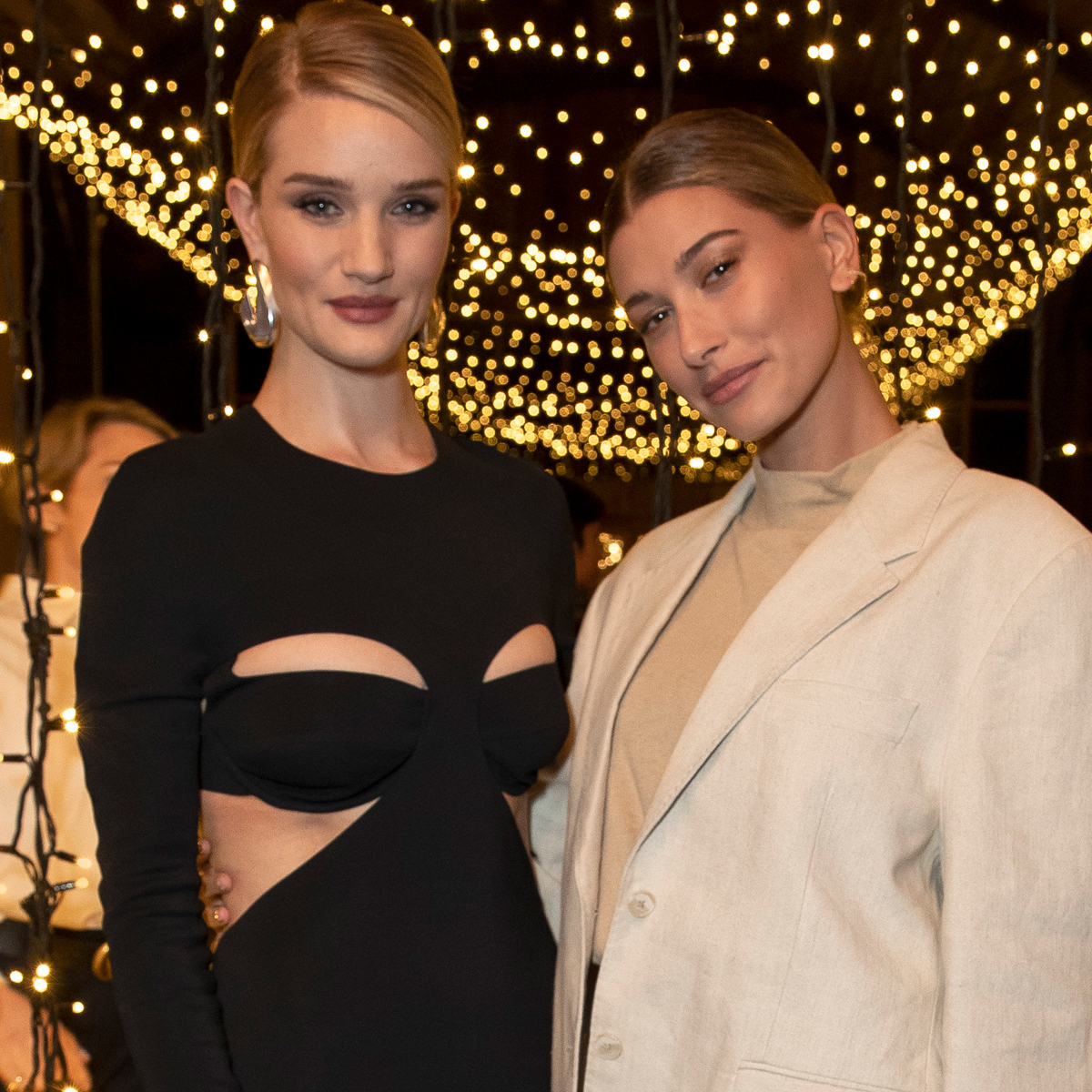 Hailey Bieber Asks Rosie Huntington Whiteley For Motherhood Advice E Online