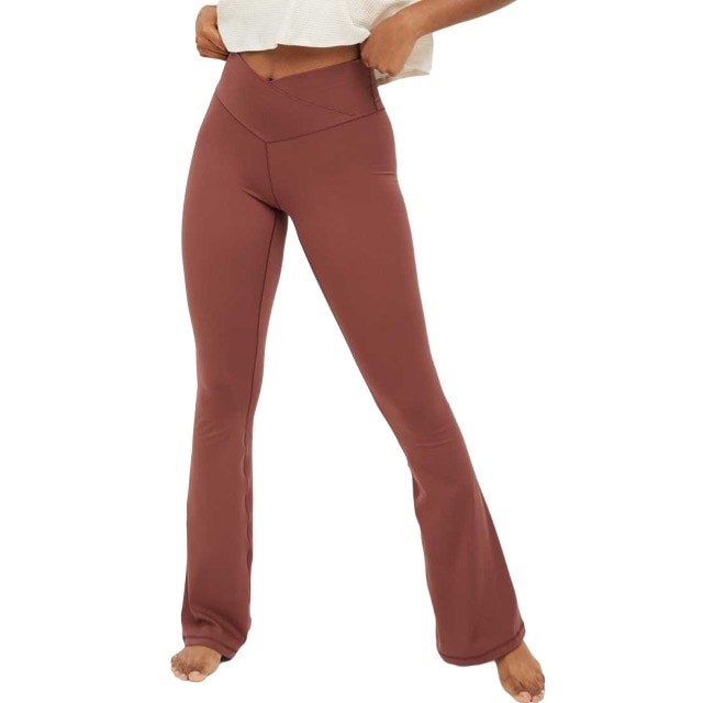 Womens Lycra Flared Brown Flare Leggings With Wide Leg And High Waisted  Design Perfect For Yoga, Casual Wear, And Sports Full Length And Soft From  Chaopai02, $27.14