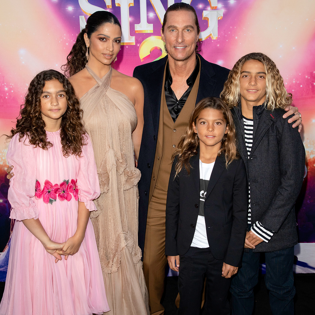 Rs 1200x1200 211214152321 1200 Matthew Mcconaughey Family Sing 2 Premiere ?fit=around|1080 1080&output Quality=90&crop=1080 1080;center,top