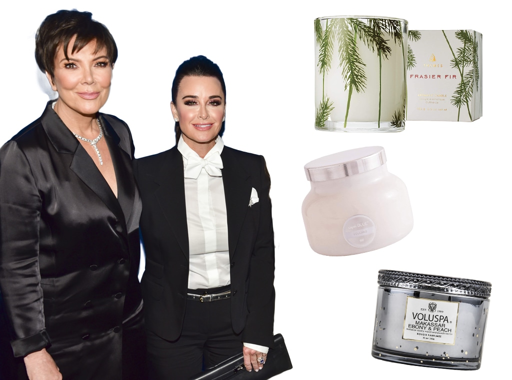 E-Comm: Celebrity Candles, Kris Jenner, Kyle Richards