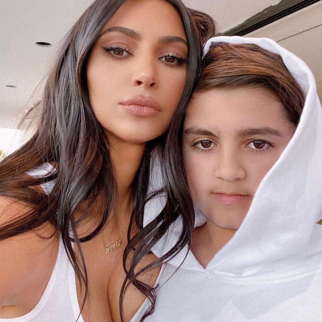 You Have to See the Texts Mason Disick Sent Kim Kardashian About North West Going Live on TikTok – E! NEWS