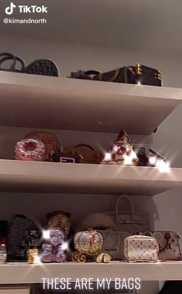 Kim K and her many designer bags…