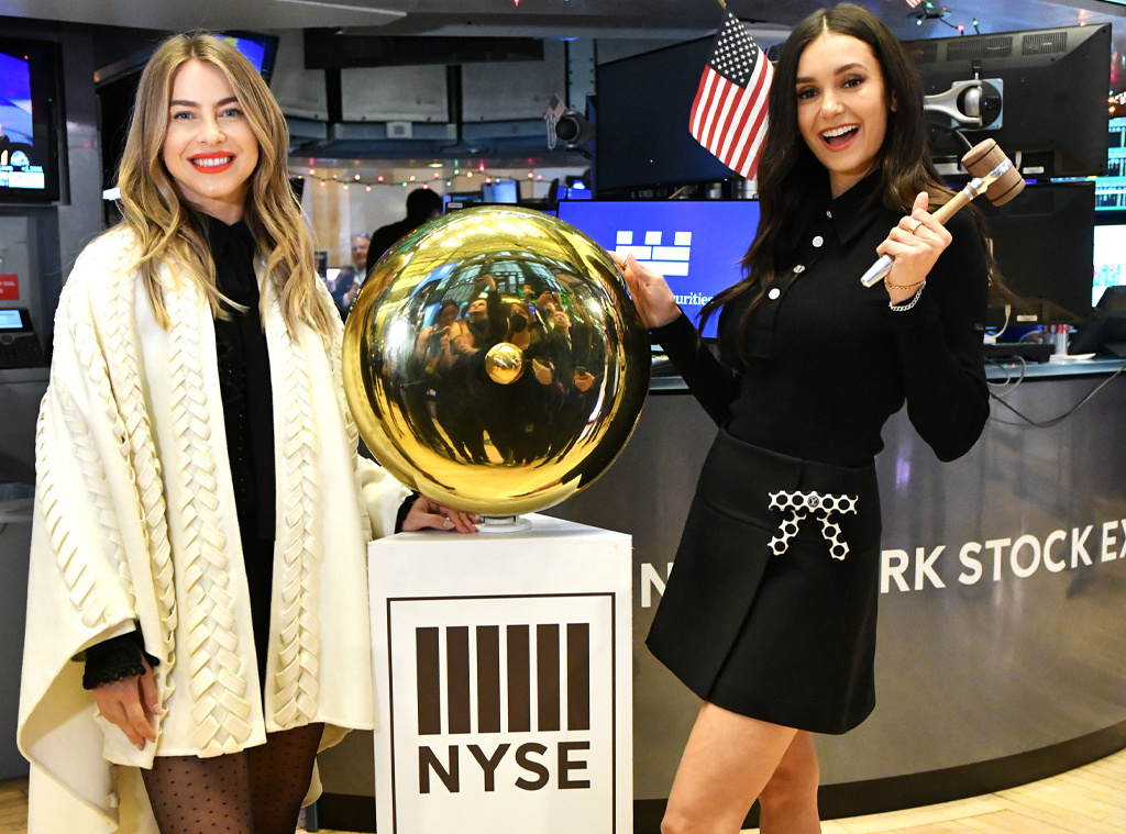 Nina Dobrev & Julianne Hough Dress Up For The NYSE