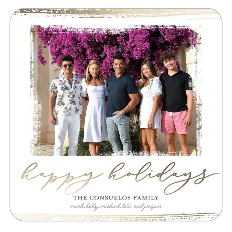 Kelly Ripa, Mark Consuelos, Holiday Cards 2021