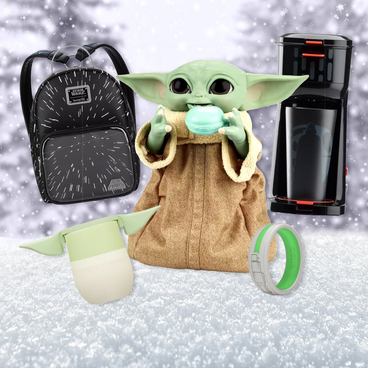 Disney Mini Backpack The Mandalorian Loungefly Baby Yoda New Gift