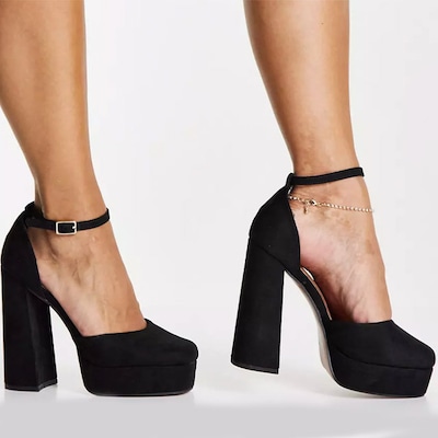 platform heels mary janes