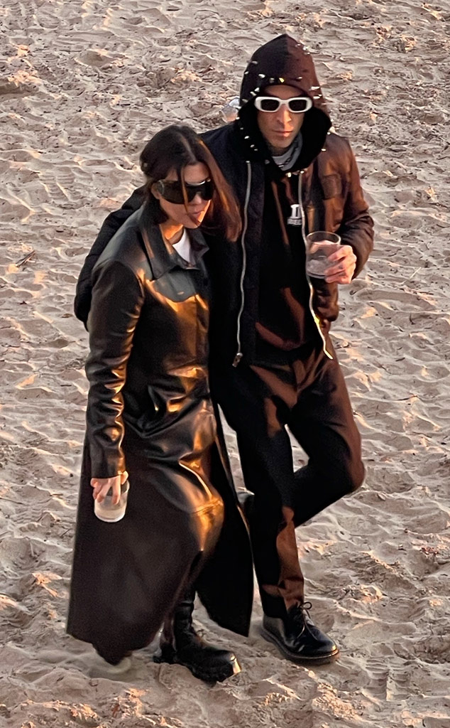 Photos from All the Pics of Kourtney Kardashian and Travis Barker's