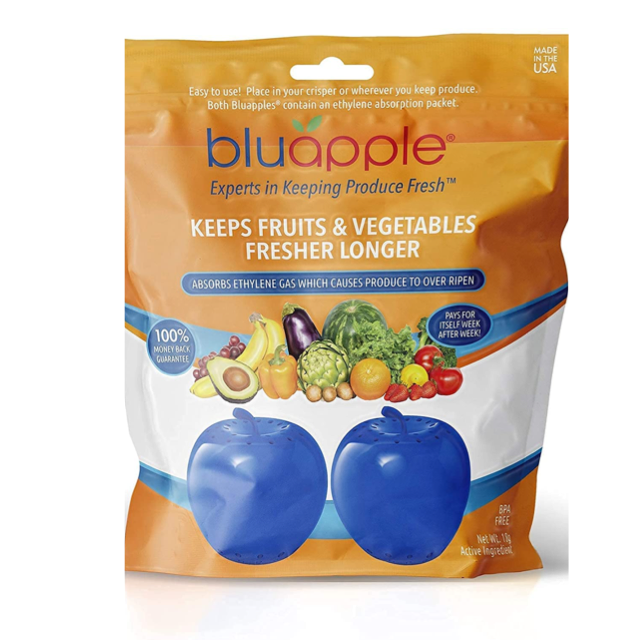 Bluapple Produce Saver 2-Pack - Keeps Fruits & Vegetables Fresh