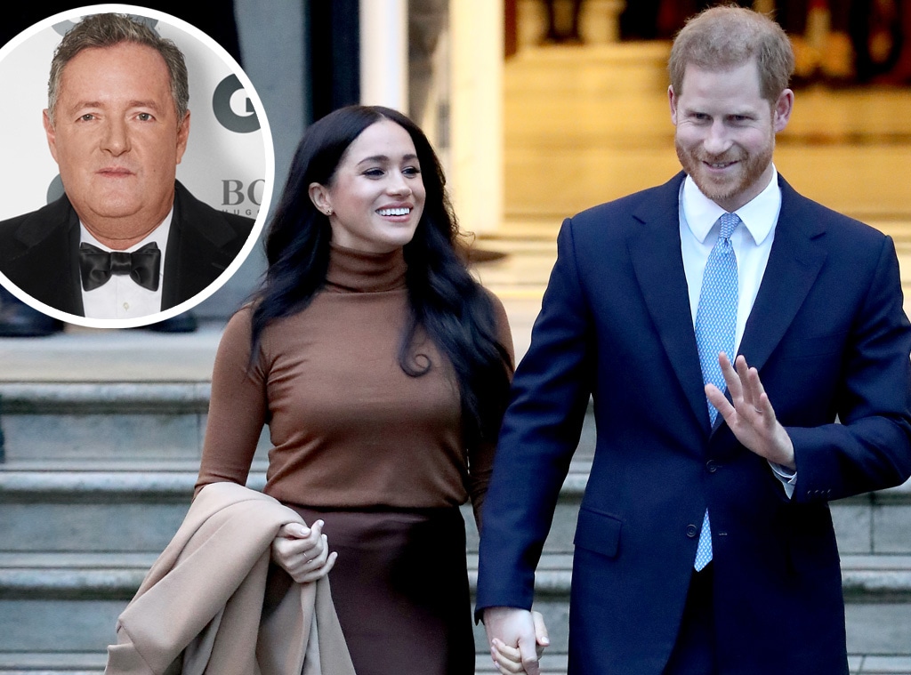 Meghan Markle S Pregnancy Reveal Slammed By Piers Morgan E Online