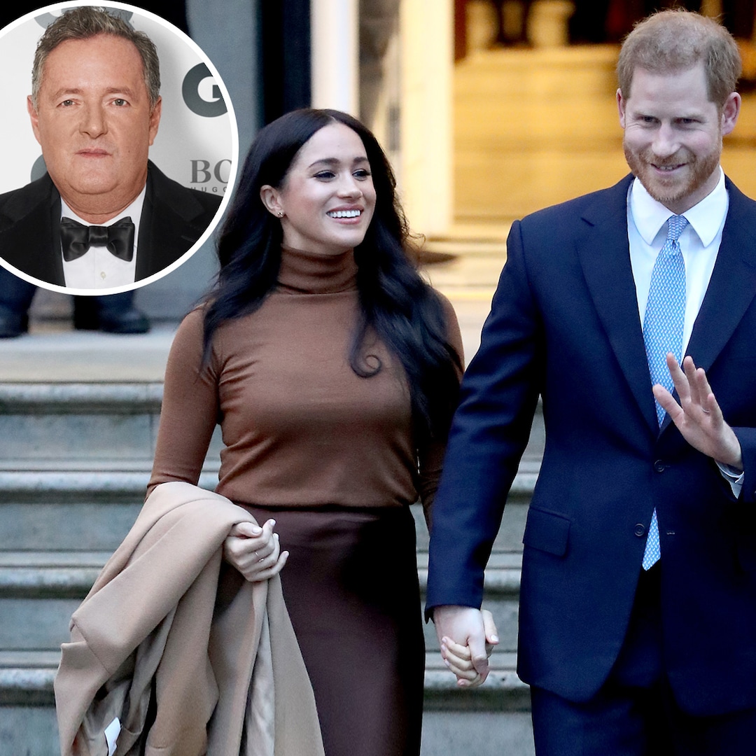 Meghan Markle S Pregnancy Reveal Slammed By Piers Morgan E Online
