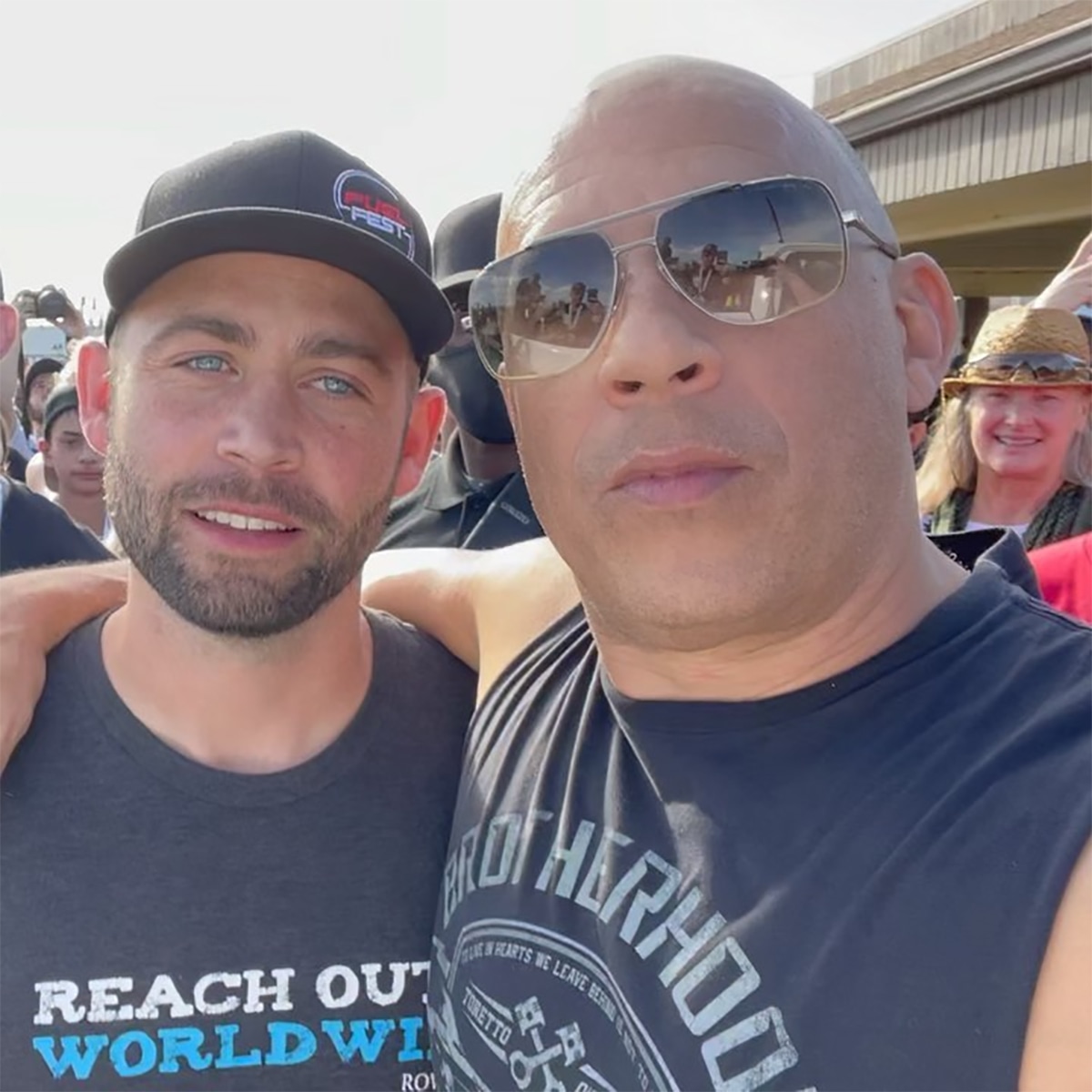 Voorbijgaand Meter half acht Paul Walker's Brother & Vin Diesel Reunite After 8th Death Anniversary - E!  Online